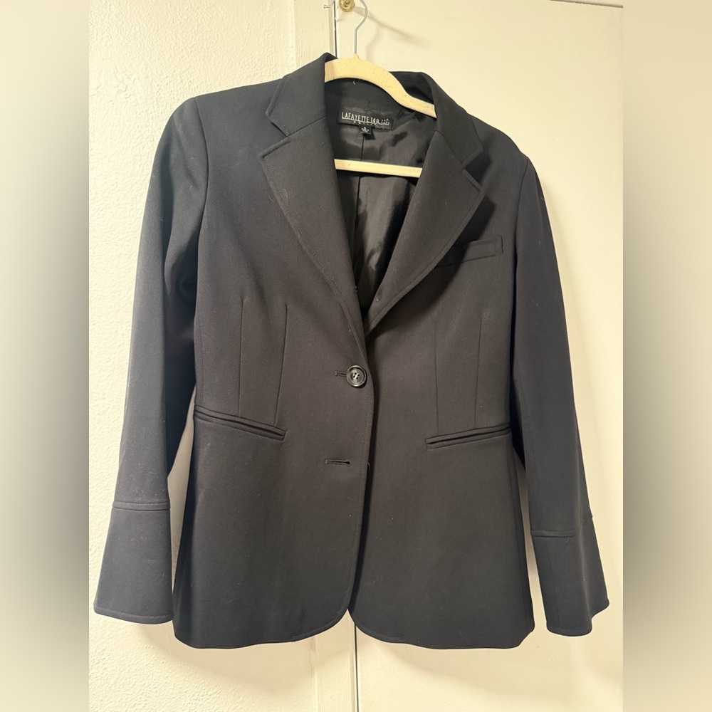 Vintage Lafayette 148 New York Black Blazer